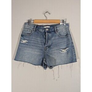Pacsun Womens Vintage Cut off High Rise Denim Shorts Sz 26 Distressed Grunge
